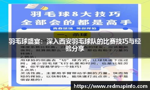 羽毛球盛宴：深入西安羽毛球队的比赛技巧与经验分享