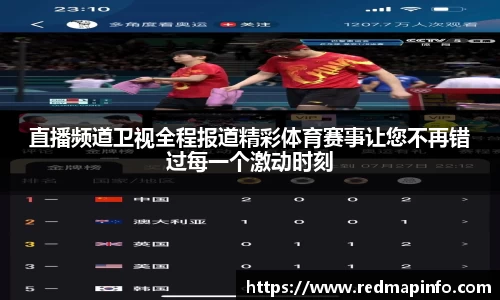 直播频道卫视全程报道精彩体育赛事让您不再错过每一个激动时刻